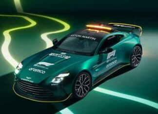 Aston Martin Vantage Safety Car ufficiale FIA in Formula 1