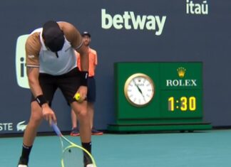 Atp Miami, Berrettini malore e sconfitta contro Murray