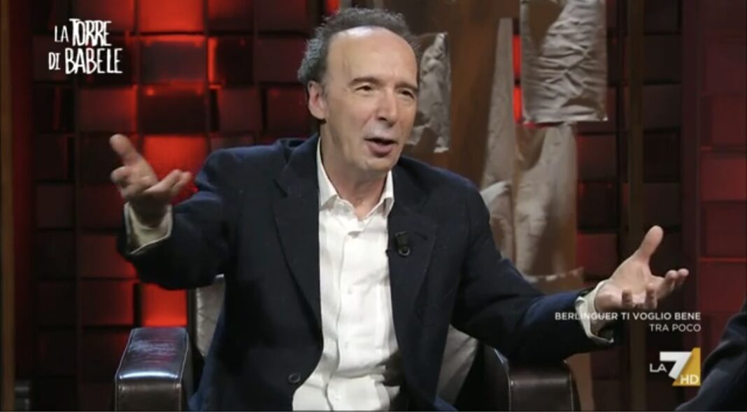 Benigni show da Augias, ritorno in tv per 'Berlinguer ti voglio bene'