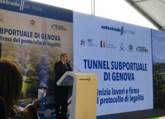 Bucci: “Soddisfatto per inizio lavori tunnel subportuale Genova”