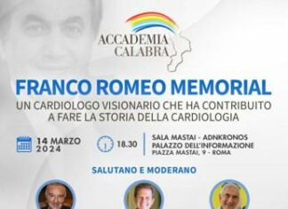 Cardiologia italiana ricorda Franco Romeo, luminare generoso