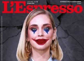 Chiara Ferragni ‘Joker’ in copertina sull’Espresso: il web si spacca