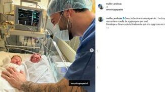 Doppio fiocco rosa per Veronica Peparini e Andreas Muller, nate le gemelle Penelope e Ginevra