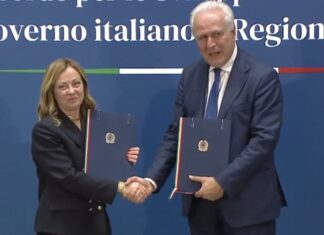 Giorgia Meloni a Firenze: prima al Meyer. Poi la firma con Giani Giorgia Meloni a Firenze: prima al Meyer. Poi la firma con Giani