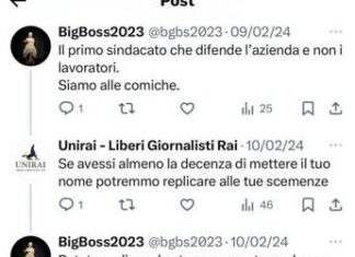 Rai, insulti via social al segretario UniRai: “Non ci faremo intimidire”