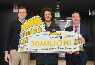 Record per Vueling all’aeroporto di Fiumicino: