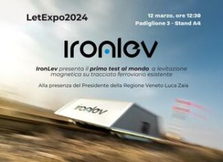 Trasporti, IronLev: primo test veicolo a levitazione magnetica su rotaie già in uso