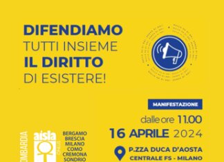 Aisla Lombardia, in piazza per contributo e sostegno a pazienti e caregiver