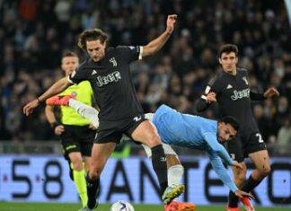 Ascolti tv, Lazio-Juve su Canale 5 vince la prima serata