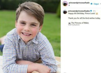 Buon compleanno Louis! Kate Middleton pubblica foto del principe che oggi compie 6 anni