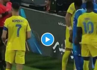 Cristiano Ronaldo espulso, CR7 perde la testa – Video