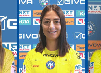 Ferrieri Caputi nella storia, prima terna femminile in serie A Ferrieri Caputi nella storia, prima terna femminile in serie A