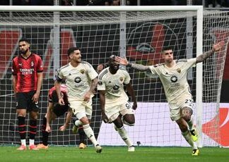 Europa League, Milan-Roma 0-1: gol di Mancini decide andata quarti di finale