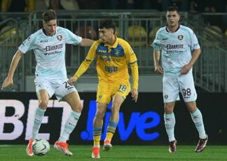 Frosinone-Salernitana 3-0, tris e 3 punti salvezza per Di Francesco