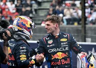 Gp Giappone, Verstappen pole e prima fila Red Bull: Ferrari indietro