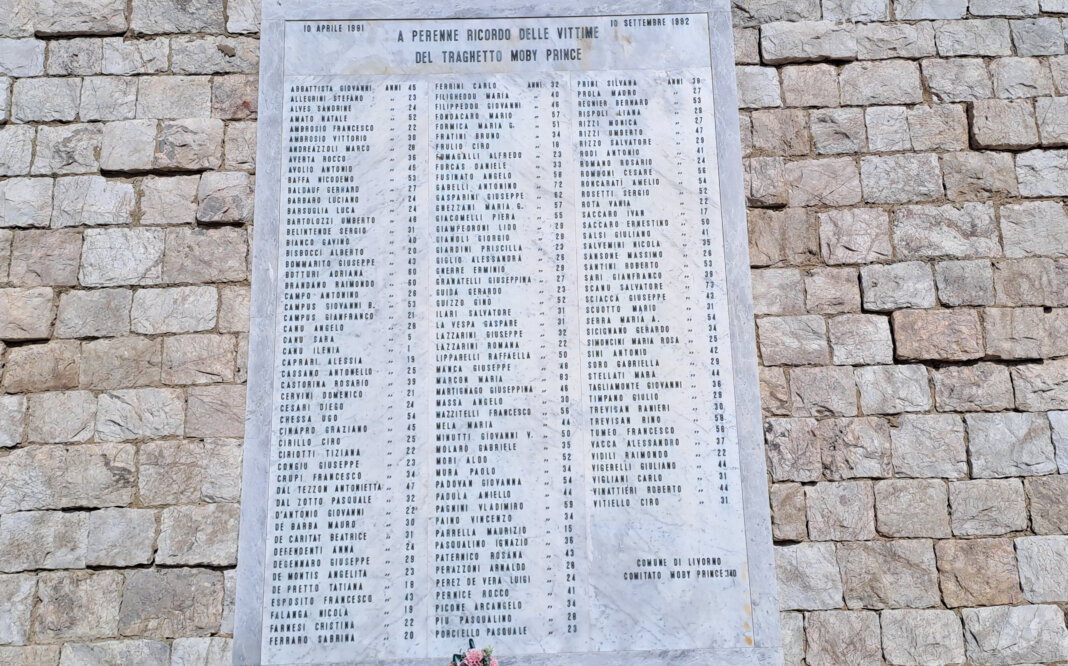 Moby Prince, Livorno commemora le 140 vittime della strage