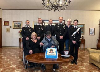 Palermo, i Carabinieri festeggiano i 105 anni del brigadiere