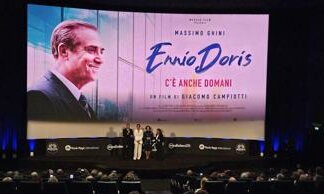 Parterre de roi per la premiere romana del film su Ennio Doris