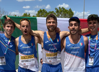 Picchiottino bronzo mondiale, storico podio azzurro 20 km marcia