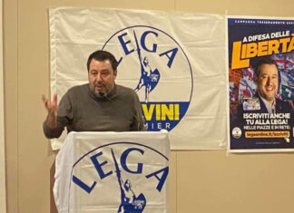 Salvini a Montecatini, vicepremier in assemblea regionale Lega Salvini a Montecatini, vicepremier in assemblea regionale Lega