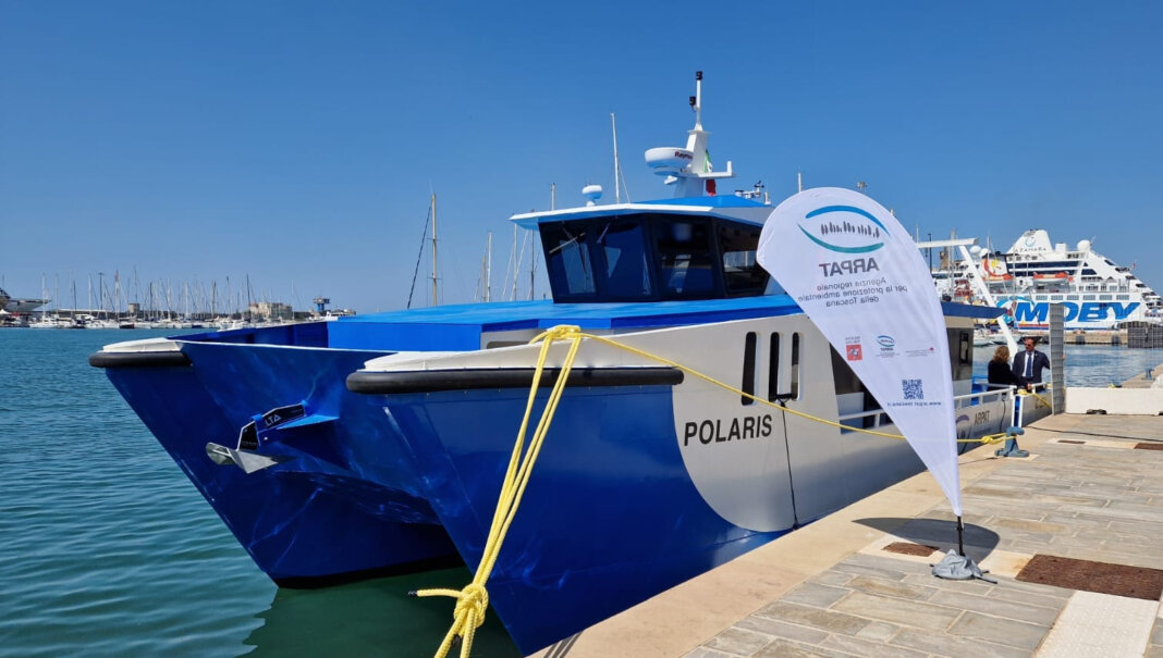 Varo Polaris a Livorno, nuova imbarcazione oceanografica Arpat