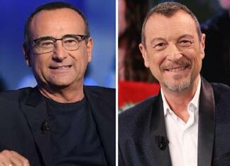Carlo Conti nuovo conduttore Sanremo, Amadeus: “In bocca al lupo”