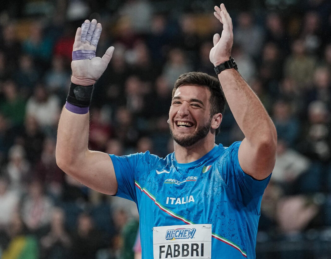 Fabbri frantuma il record italiano: nella storia del peso con 22.95