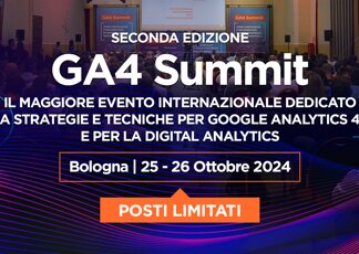 GA4 SUMMIT 2024: al via la seconda edizione del maggiore evento internazionale dedicato a Google Analytics 4 per il marketing e l’advertising