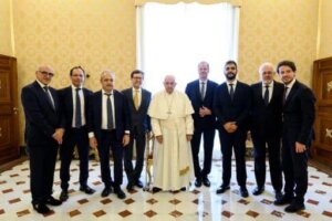 Nardella da Papa Francesco: in Vaticano delegazione Tour