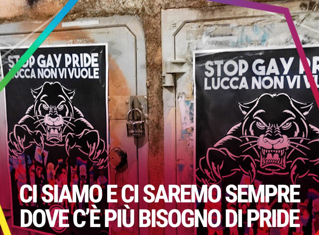 Toscana Pride a Lucca, manifesti contro: 