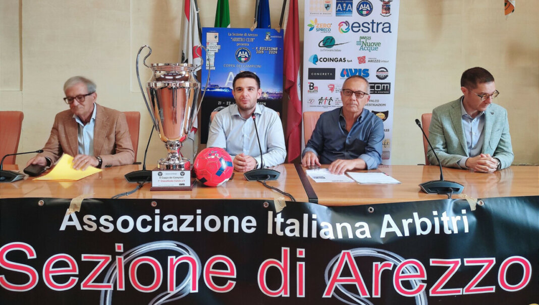 Coppa Campioni Aia 2024, ad Arezzo gli arbitri in campo