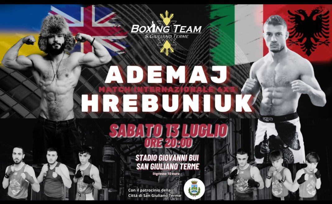 La grande boxe sul ring di San Giuliano. Il clou è Ademaj - Hrebeniuk