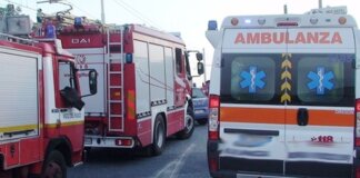 Crolla il solaio di un’abitazione a Terricciola, ferita una donna ambulanza e vigili del fuoco foto Met