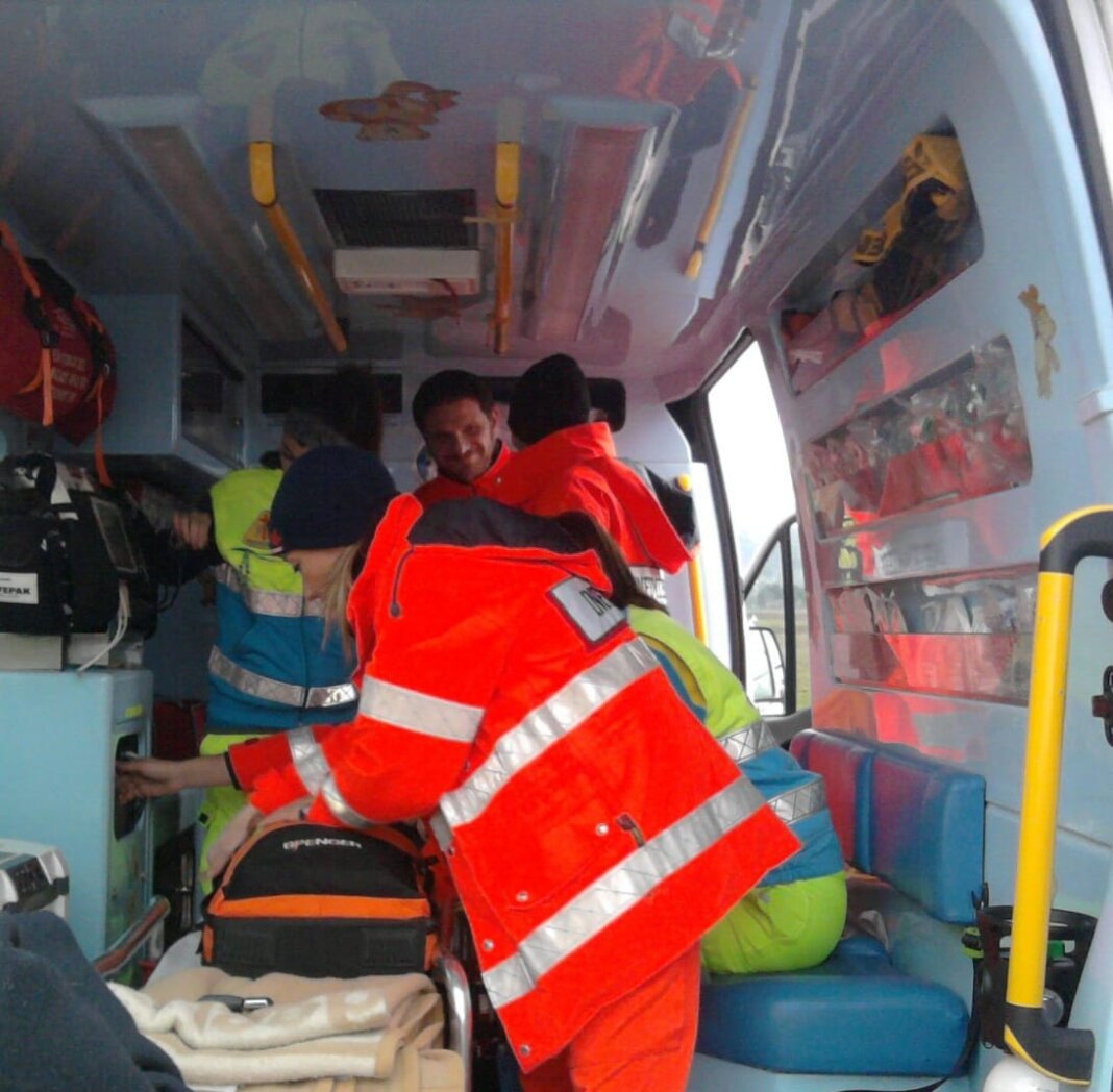 Un'ambulanza del 118 dell'Asl Toscana Sud Est