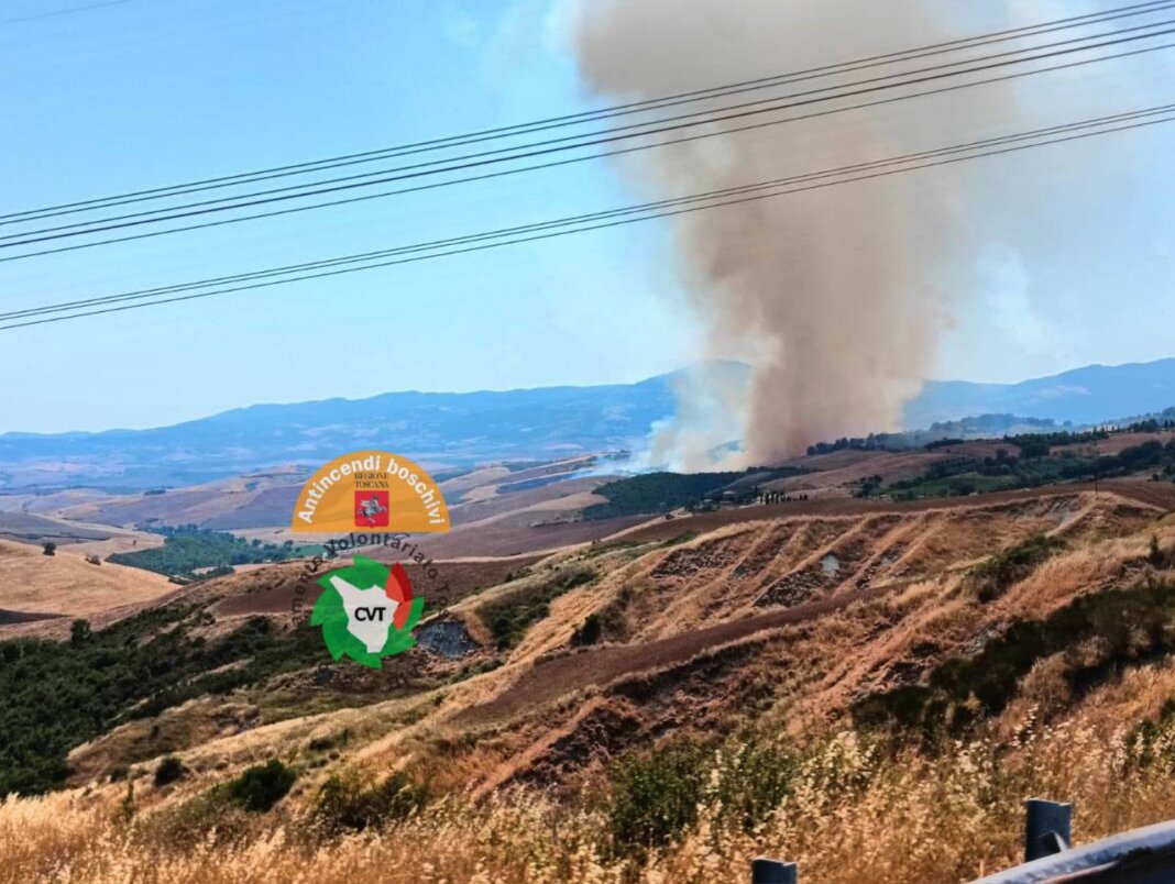 incendio San Casciano dei Bagni