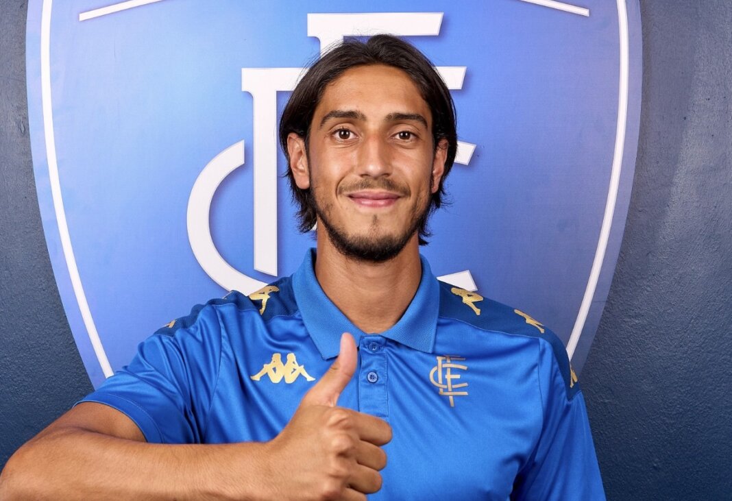 Il centrocampista Youssef Maleh torna in prestito all'Empoli (foto FB Empoli FC)