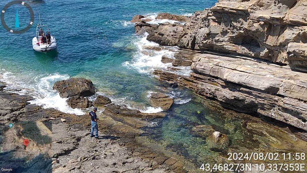 Fatto brillare un ordigno bellico nelle acque di Punta Pacchiano (Comune di Livorno)