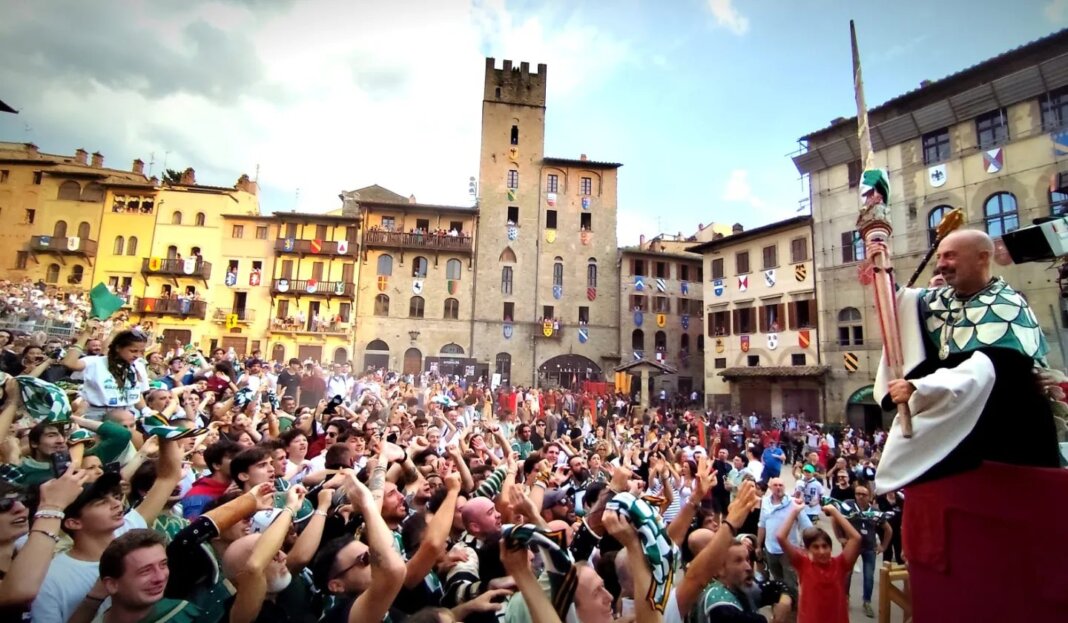 Porta Sant'Andrea vince la Giostra del Saracino della Madonna del Conforto (foto FB GIostra del Saracino)