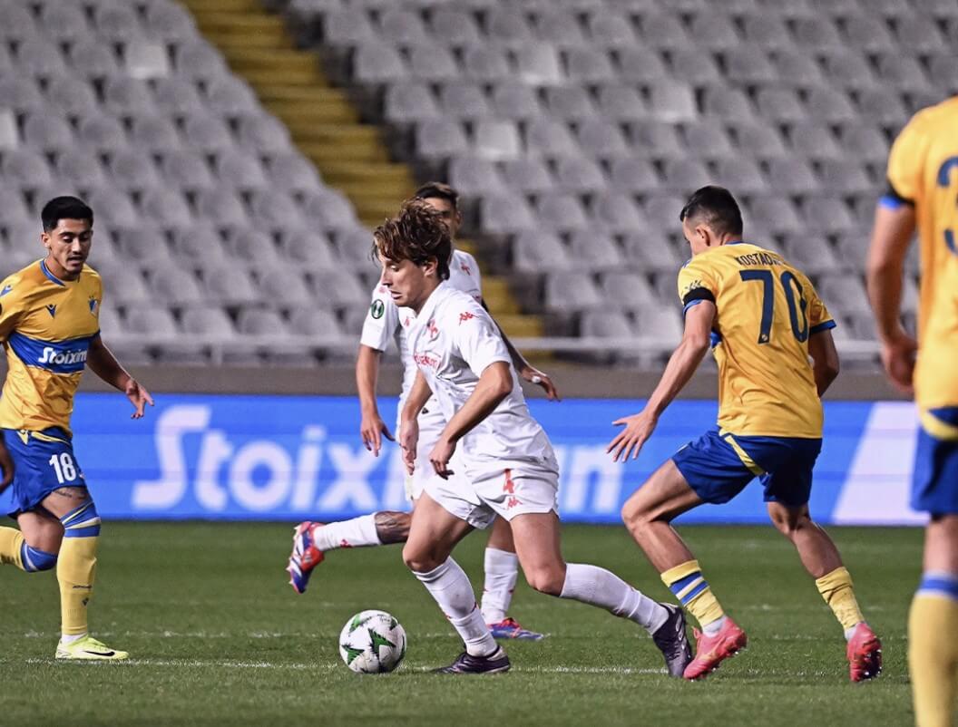 Si interrompe con l’Apoel Nicosia la striscia di vittorie della Fiorentina