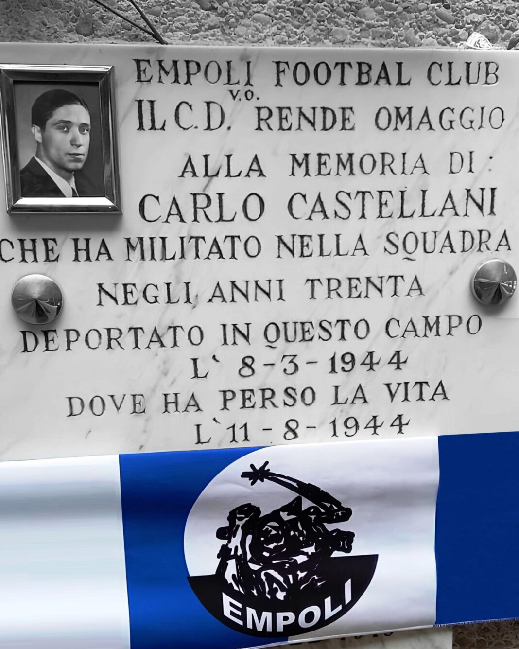 Empoli Calcio ricorda Carlo Castellani: omaggio al bomber deportato a Mauthausen