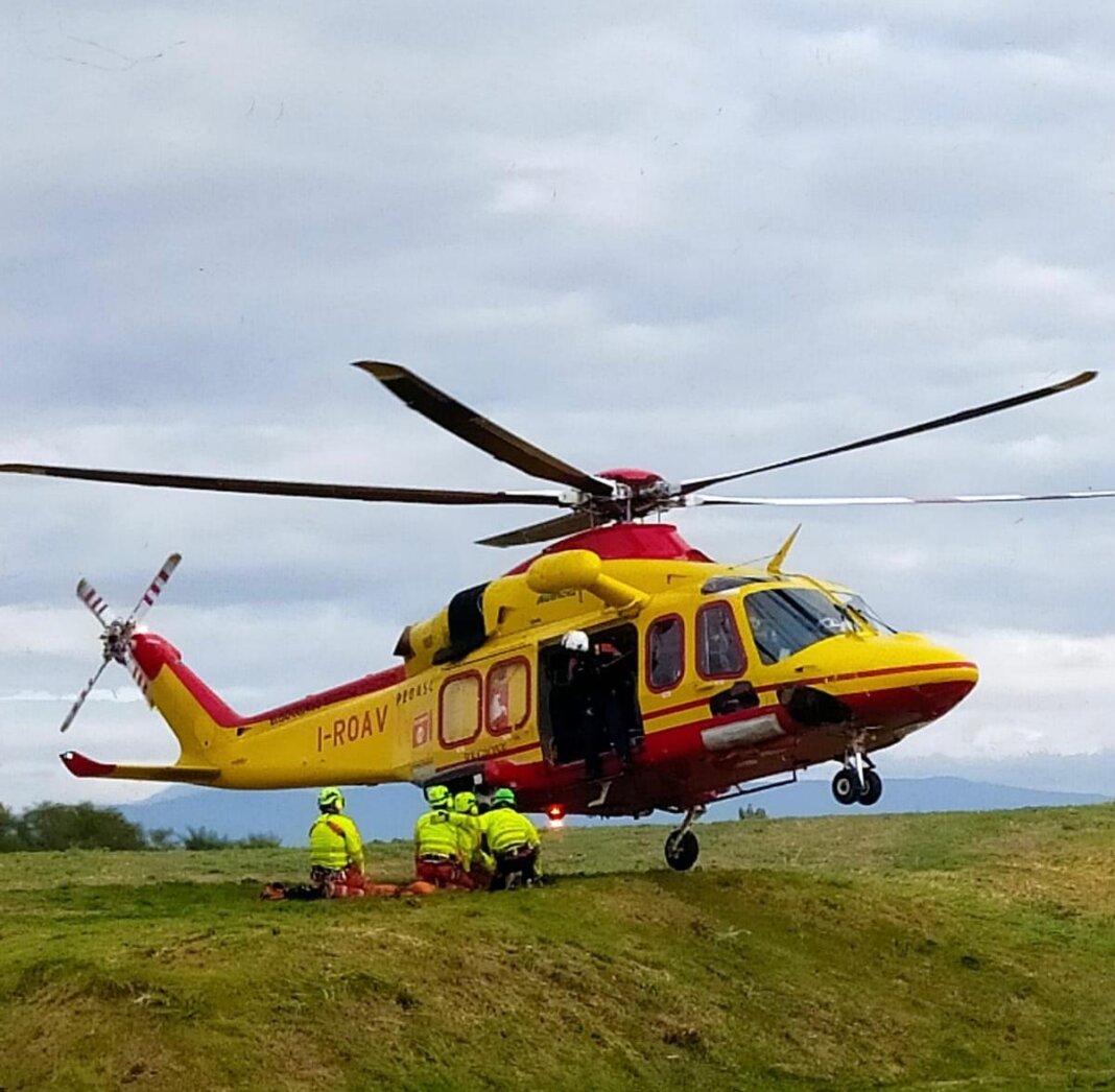 Quasi 1200 interventi per l'elicottero Pegaso 2 di stanza a Grosseto