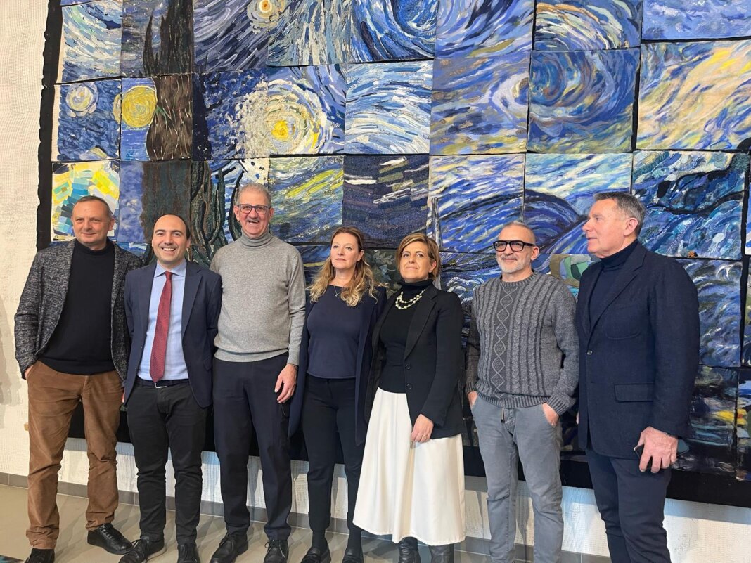Realizzata su tessuto un'opera d'arte di Van Gogh: sarà in mostra a Montemurlo