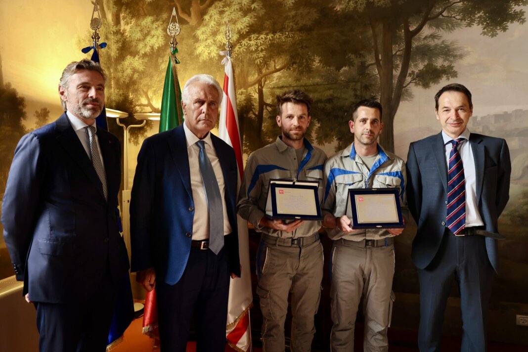Esondazione del torrente Sterza, una targa per gli eroi Giacomo e Nicola