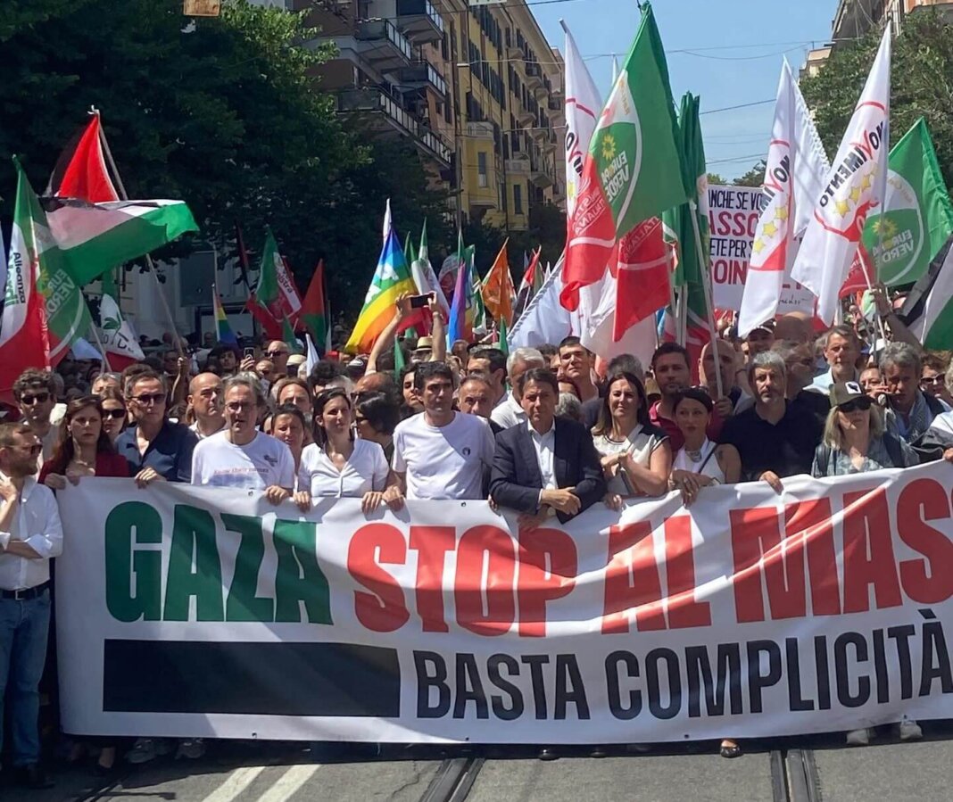 In piazza a Roma per Gaza, Giani: 