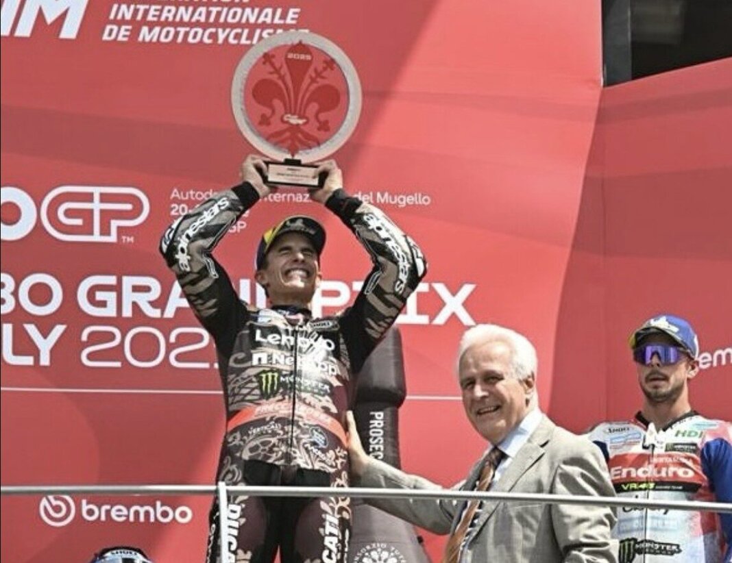 Dominio Ducati al Mugello: vince Marc Marquez, tripletta sul podio