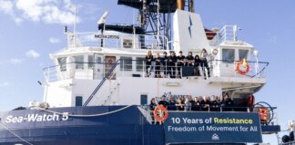 Atteso per domenica lo sbarco della Sea Watch con 50 migranti a bordo Sea Watch 5