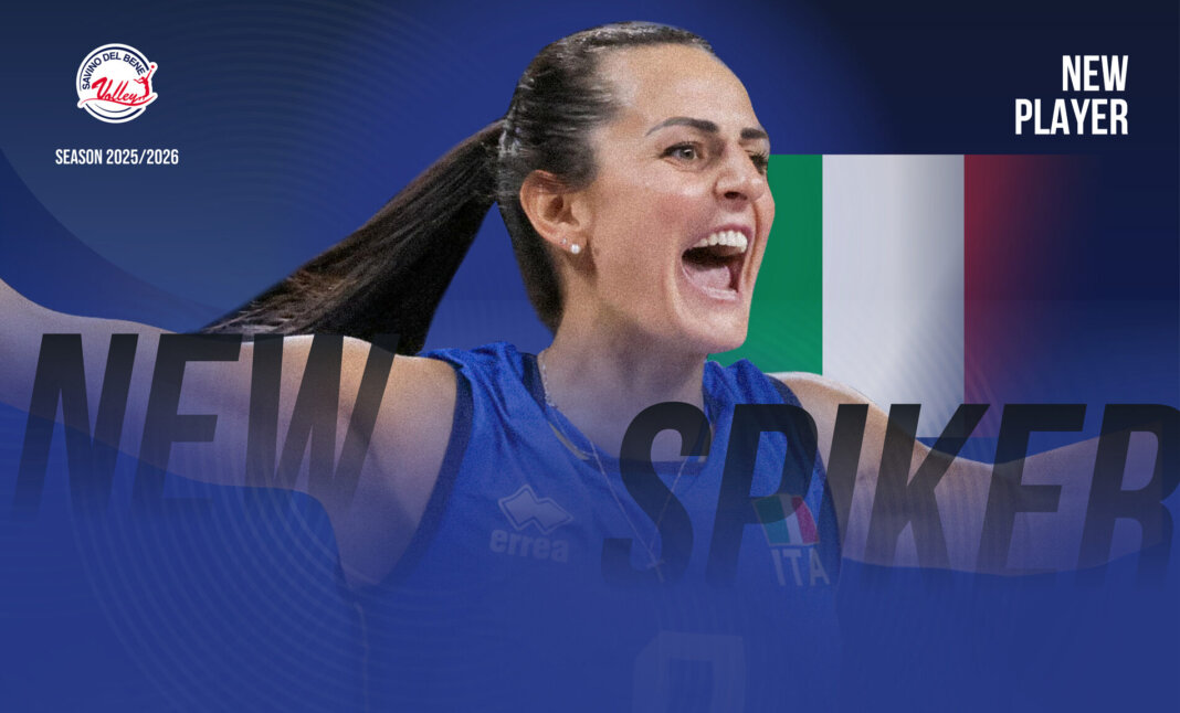 Savino Del Bene, presa la schiacciatrice azzurra Caterina Bosetti