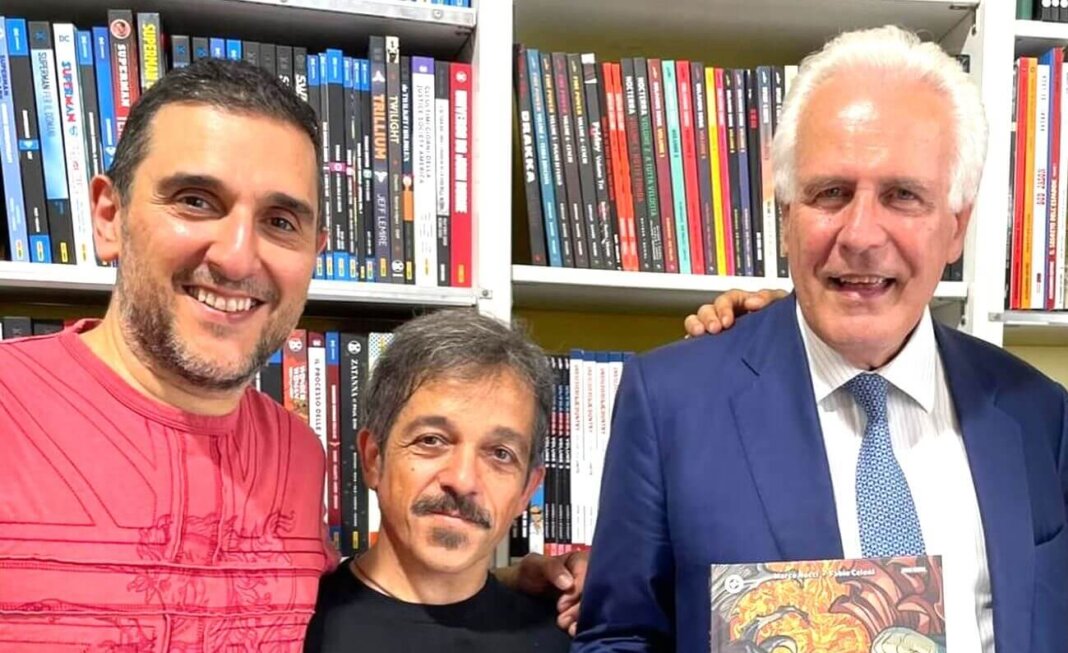A Firenze gli autori di 'Superman: Inferno': il supereroe incontra il mito di Dante