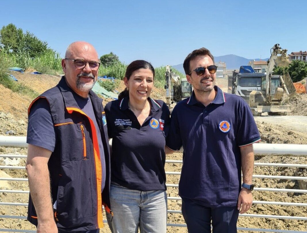 Alluvione a Campi Bisenzio, sopralluogo dell'assessora: in corso cantieri per 3,3 milioni