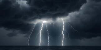 Temporali e rischio idrogeologico, martedì con l’allerta gialla in quasi tutta la regione Un temporale a mare